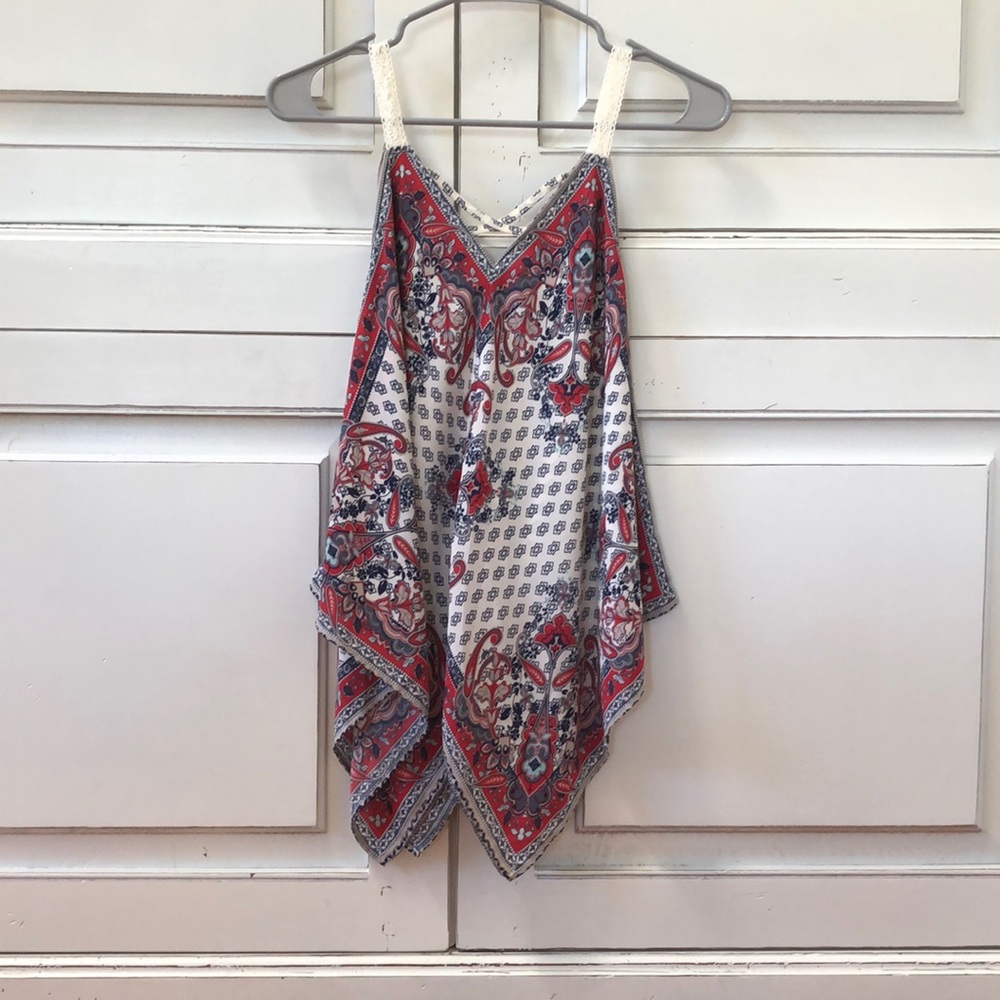 Paisley patterned blouse from a xhilaration